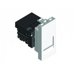 MODULE W/1 RJ11 CAT.3 CONNECTOR-1 MOD WHITE  