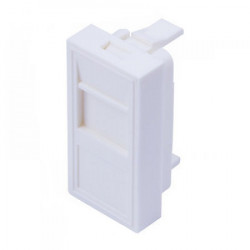 45X22.5 Plate for one RJ45 socket  