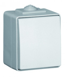 48011 CCZ Overhead IP65 vienas atslēgas slēdzis 10A, ~250V, pelēks  