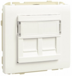 50450 SMF RJ45 Double socket, sand sp.  