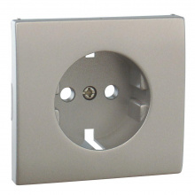 50631 TPR Cover plate for Shuko Socket, Silver  