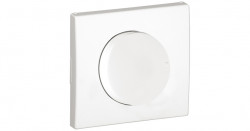 COV PLAT F/DIMMER/TWO-WAY SWITCH WHITE  