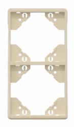 DOUBLE VERTICAL FRAME IVORY  