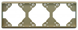 TRIPLE HORIZONTAL FRAME CHAMPAGNE  