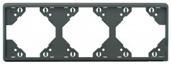 TRIPLE HORIZONTAL FRAME GRAPHITE  