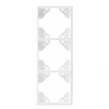 50932 TBR Triple frame, vertical, white  