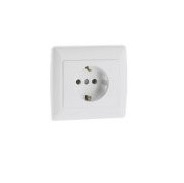 MONOBL EARTH SOCKET (SKO TYPE) WHITE  
