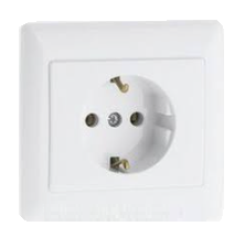 MONOBL EARTH SOCKET (SKO TYPE) IVORY  