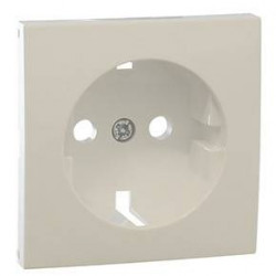 SAF COV PLAT F/EARTH SOCKET (SKO TYPE) IVORY  