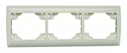 TRIPLE HORIZ FRAME IVORY  