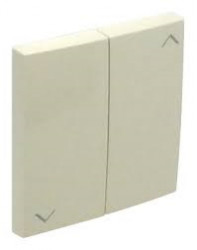 ROCKERS F/VENETIAN PUSH-BUTTONS IVORY  