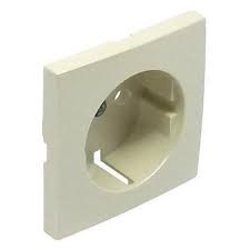 90631 TPE Cover Plate for Earth Socket (Schuko Type), Pearl  