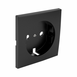 90631 TPM Cover Plate for Earth Socket (Schuko Type), Matte Black  