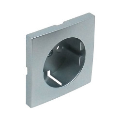 SAF COV PLAT F/EARTH SOCKET (SKO TYPE) GRAY  