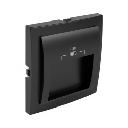 C PLATE DOUB USB CHARG TYPE A 20° OUTPUT PM  