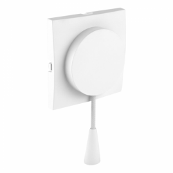 C.PLAT F/PULL-CORD PUSH-BUT/TWO-WAY SWITCH WH  