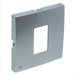90751 TAL RJ45 lizdo dangtelis, aliuminio spalvos  