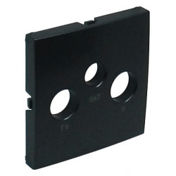 90775 TPM R TV-SAT socket cover, black  