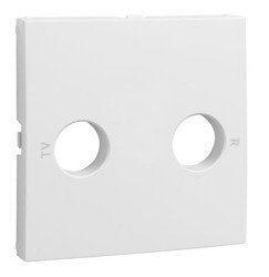 COVER PLATE FOR R - TV SOCKETS GRAY  