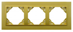 TRIPLE FRAME GOLDEN/GOLDEN  