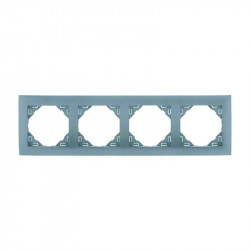 FOUR-GANG FRAME ALUMINIUM  