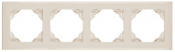 FOUR-GANG FRAME IVORY  