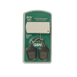 ACS-101 radio receiver set 1 channel, 2 remote controls, up to 250m, 12V DC  