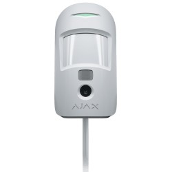 MotionCam (PhOD) Fibra Motion Detector with Photo Verification, 12m, 88.5°, PET 20kg, White, Ajax  