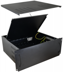 ARAD4N 4U/400mm universal, two-level enclosure for RACK 19" cabinets  