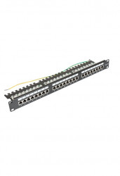 CAT5e 19" FTP 24 slots 1U panel, KELine  