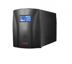 EA265 UPS, 650VA, 360W, LCD, 2x Schuko USB+RJ45 1*7Ah  