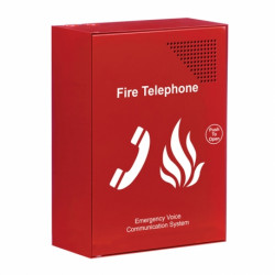 EVC301RPO fire audio call panel, over-the-air, red  