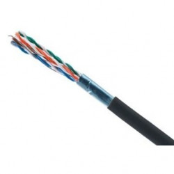 FTP CAT6 category 4x2x24 AWG cable, Eca, 305m  