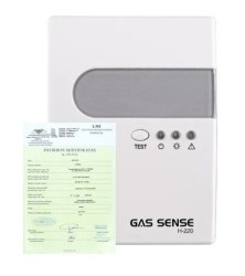 H-220 gas (methane, propane, butane) sensor; 220VAC; NO/C/NC 250V 5A relay; with metrological inspec  