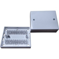 J24 24+1-pin cable junction box, white  