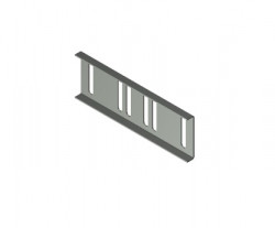 LKBZ B50 metalinių kopetėlių sujungimas 170 x 47  