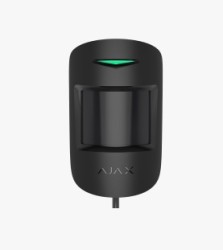 MotionProtect Fibra Wired Motion Detector, 12m, 88.5°, PET 20kg, Black, Ajax  