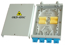 1350A-4SCD fiber distribution box for  4 SC duplex addaptors  