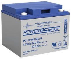 45Ah 12V Sealed Lead Acid Battery, Powersonic PS-12V45  