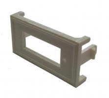 REHAU-SCD plate 45x22.5 is intended for SC duplex adapters  