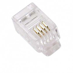 RJ10 connector for connecting a handset 4 contacts  