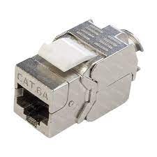 STP6AKSJSLV Keystone CAT6A FTP socket, silver, LinxCom  