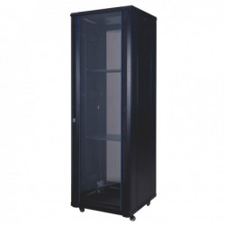 42U RS4281 pastatoma spinta, 800/1000, 19", stiklinės durys, nuimami šonai ir galas  