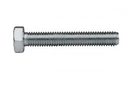 Screw DIN933 M8x20 Zn, hexagonal head  