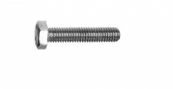 Screw DIN933 M8x40 Zn, hexagonal head  