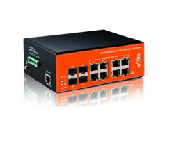 WI-PMS312GF-I valdomas L2 komutatorius, 8x1Gbps PoE, 4xSFP, 250W, industrinis  